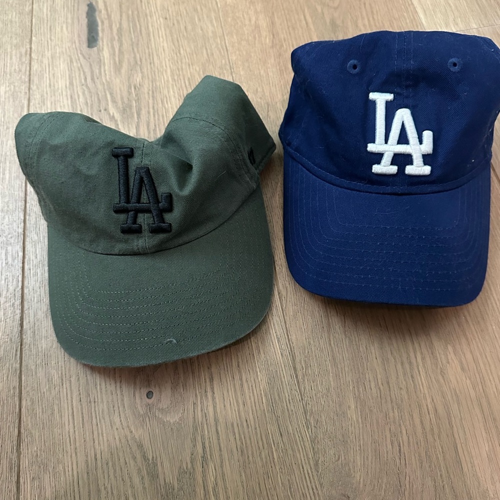 47 Brand LA ball caps - set of 2